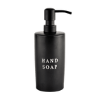 15oz Black Stoneware Hand Soap Dispenser - Che Cose Belle