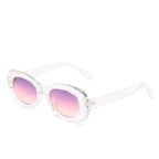 Retro Chic Oval Sunglasses - Timeless & Trendy