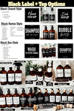 16oz Glass Amber | White Label - Che Cose Belle
