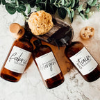 16oz Glass Amber | White Label - Che Cose Belle