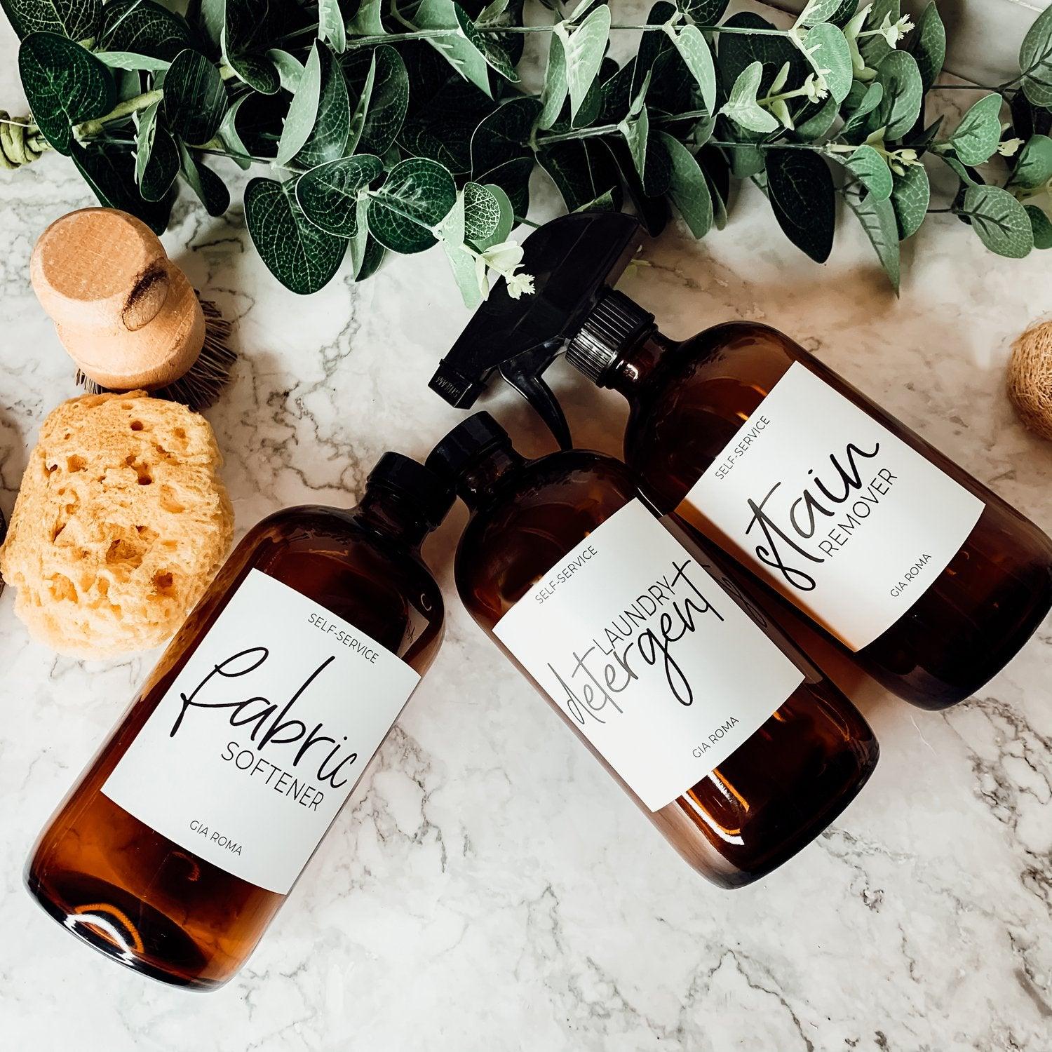 16oz Glass Amber | White Label - Che Cose Belle