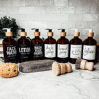 16oz Glass Amber | White Label - Che Cose Belle