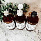 16oz Glass Amber | White Label - Che Cose Belle