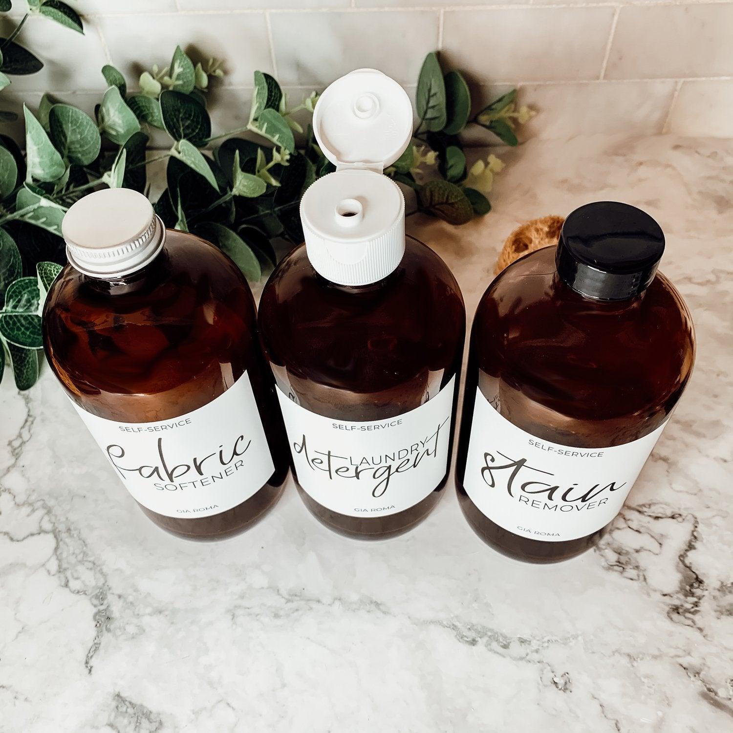 16oz Glass Amber | White Label - Che Cose Belle