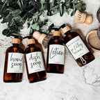 16oz Glass Amber | White Label - Che Cose Belle