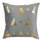 18" Gold Tree Motif Square Pillow - Che Cose Belle