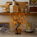 18" Pre-Lit Autumn Artificial Maple Fall Tree with 48 Warm White LED Maple Shaped Lights - Che Cose Belle