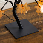 18" Pre-Lit Autumn Artificial Maple Fall Tree with 48 Warm White LED Maple Shaped Lights - Che Cose Belle