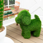 18" UV Resistant Artificial Grass Garden Plush Topiary Puppy Dog (Indoor/Outdoor) - Che Cose Belle