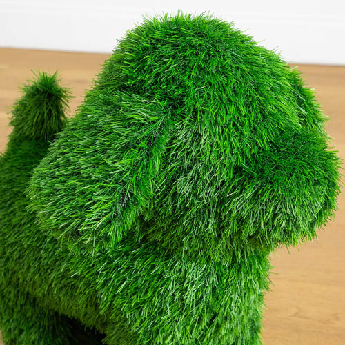 18" UV Resistant Artificial Grass Garden Plush Topiary Puppy Dog (Indoor/Outdoor) - Che Cose Belle
