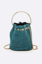 Oversize Rhinestone Iconic Bucket Bag