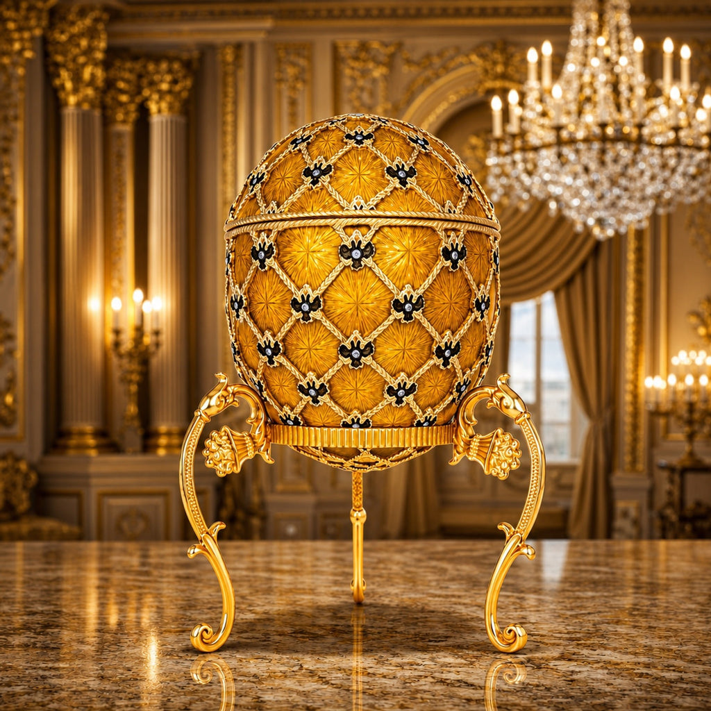 1897 Imperial Coronation Royal Easter Egg 7 Inches - Che Cose Belle