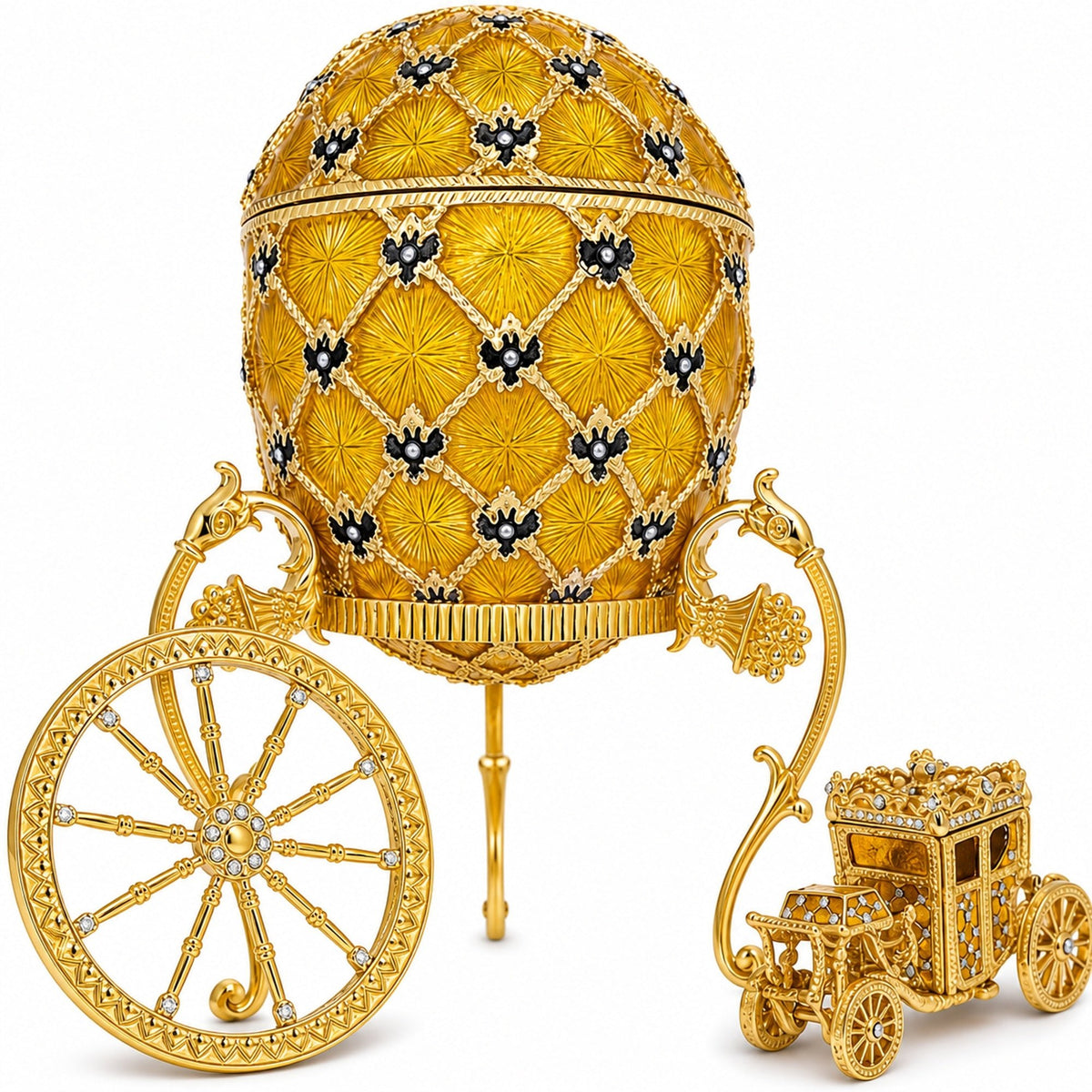 1897 Imperial Coronation Royal Easter Egg 7 Inches - Che Cose Belle