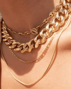 18K Gold Chunky Chain Necklace