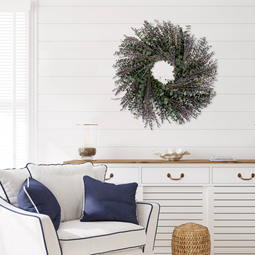 French Lavender & Baby Eucalyptus Wreath