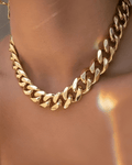 18K Gold Chunky Chain Necklace - Che Cose Belle