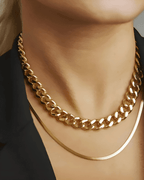 18K Gold Chunky Chain Necklace - Che Cose Belle