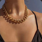 18K Gold Chunky Chain Necklace - Che Cose Belle