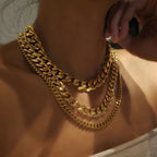 18K Gold Chunky Chain Necklace - Che Cose Belle