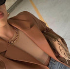 18K Gold Chunky Chain Necklace - Che Cose Belle