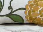 18x18" Embroidered Floral Boho Floral Throw Pillow Decorative Cover - Che Cose Belle