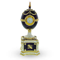 1904 Kelch Chanticleer Royal Imperial Musical Easter Egg in Purple Enamel - Che Cose Belle