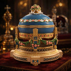 1907 Love Trophies Egg (Cradle with Garlands) Musical Royal Easter Egg - Che Cose Belle