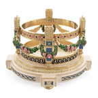 1907 Love Trophies Egg (Cradle with Garlands) Musical Royal Easter Egg - Che Cose Belle