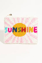 Sunshine Beaded Coin Purse