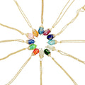 Gold Birthstone necklace