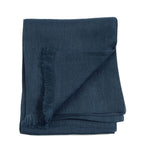 Coco Brown Hand Woven Linen Silk Blend Scarf