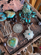 Tularosa Sterling Silver & Turquoise Heart Necklace