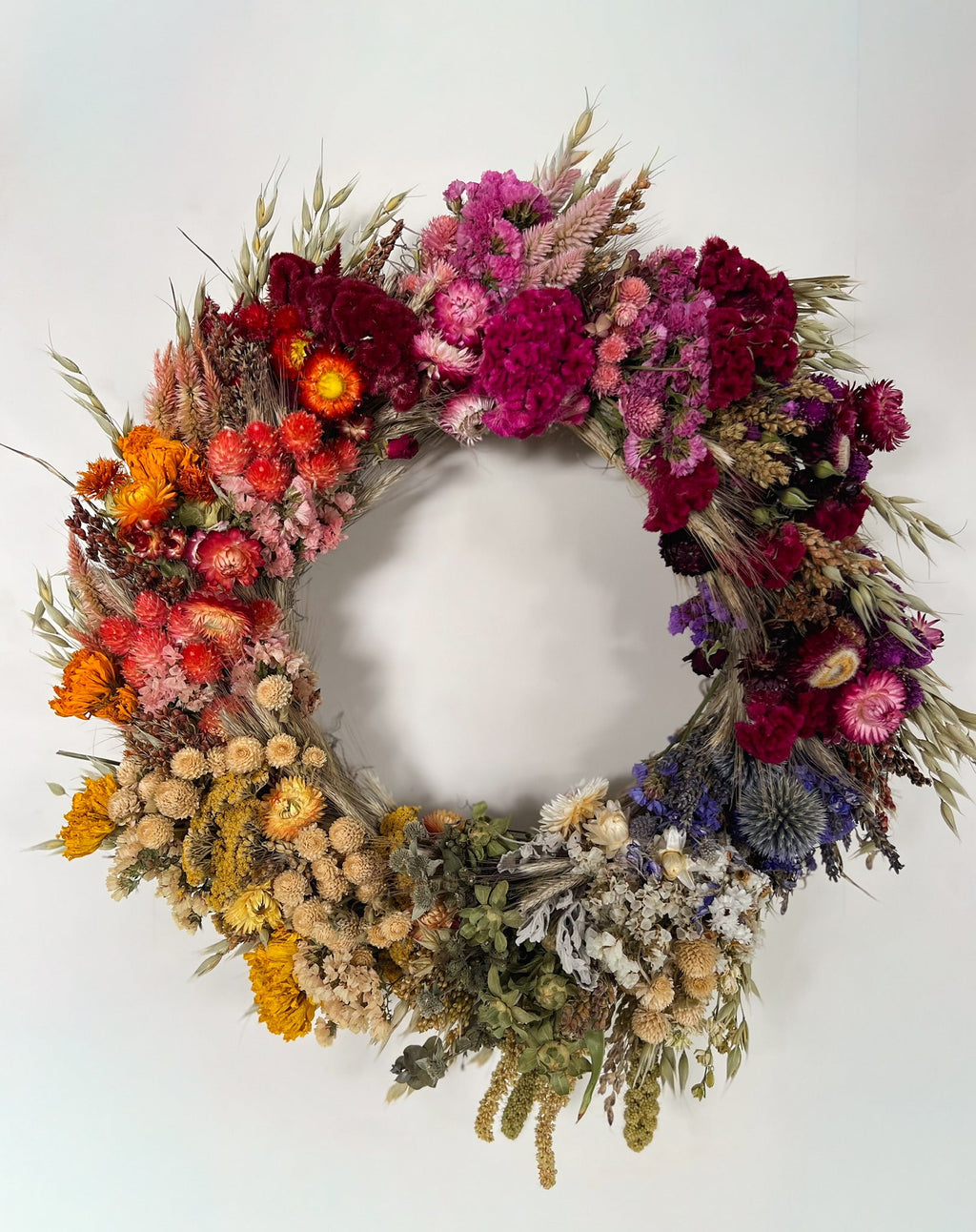 Dried Wreath-Over the Rainbow