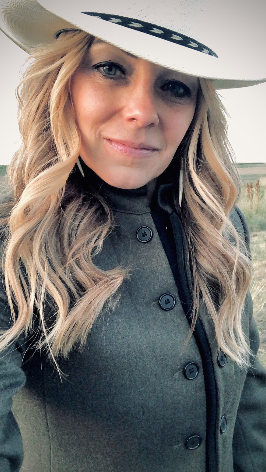 Women's Military Coat - Olive