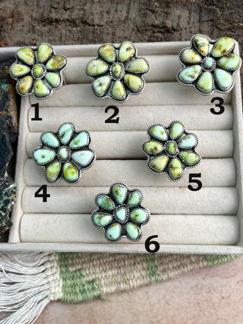 Handmade Sterling Silver Palomino Adjustable Ring "Signed Nizhoni"