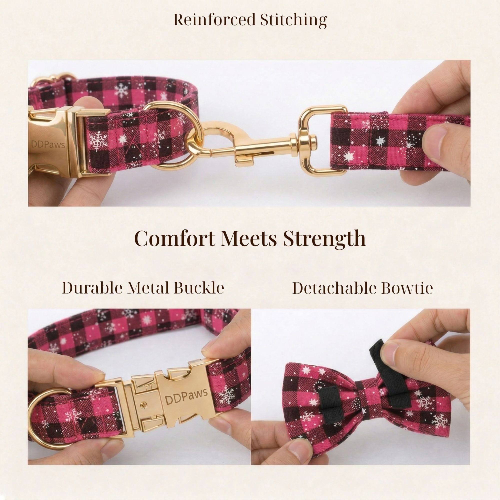 Christmas Red Star Plaid Set