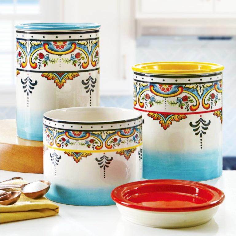 Zanzibar 3 Piece Canister Set - Che Cose Belle
