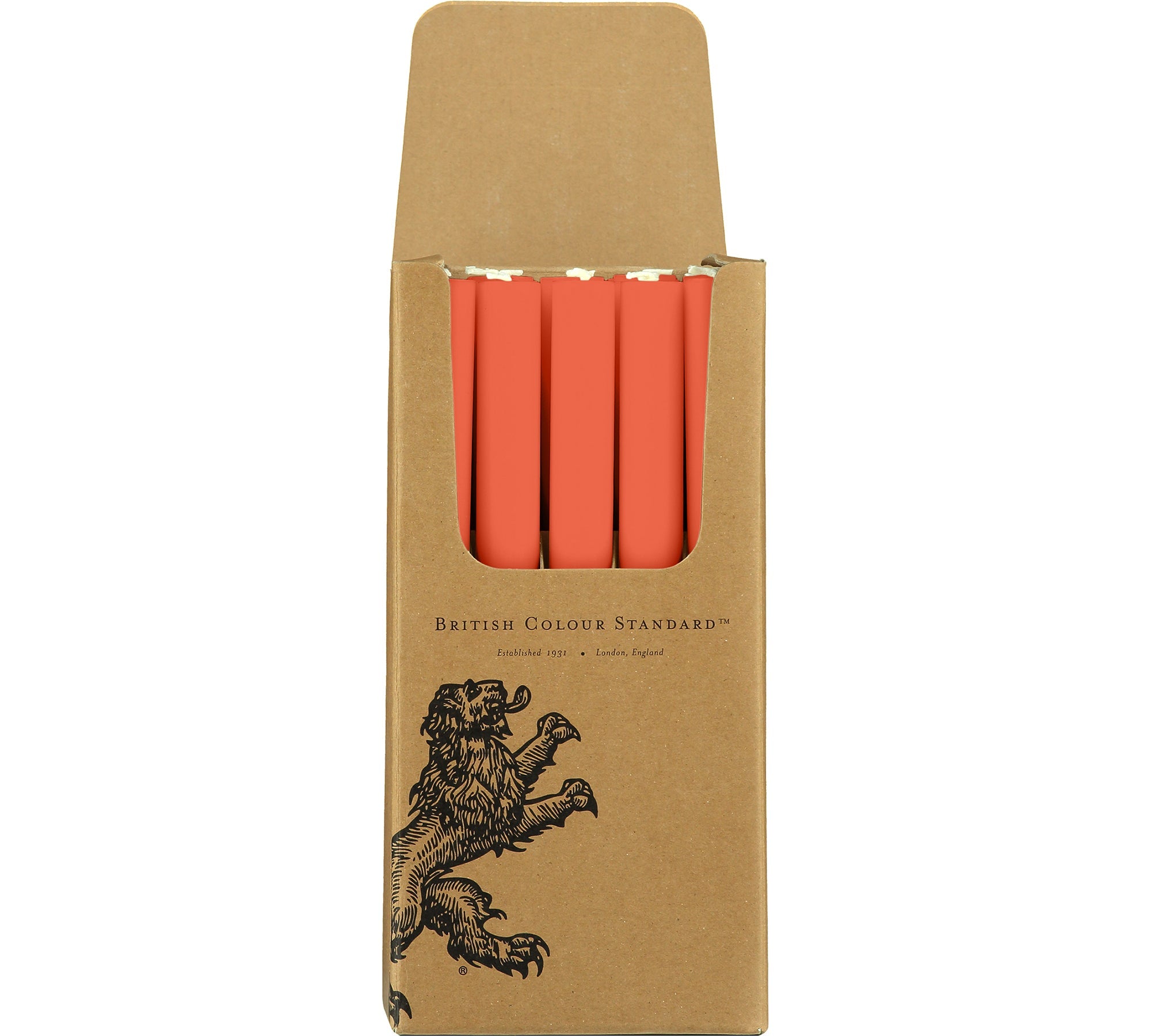 S/25 Rust Dinner Candles
