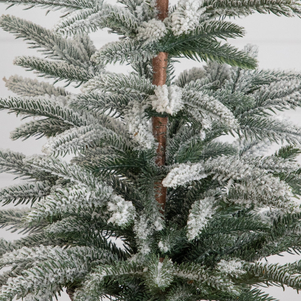 2' Artificial Frosted Christmas Tree in Decorative Basket - Che Cose Belle