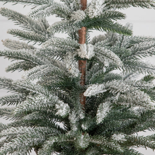 2' Artificial Frosted Christmas Tree in Decorative Basket - Che Cose Belle