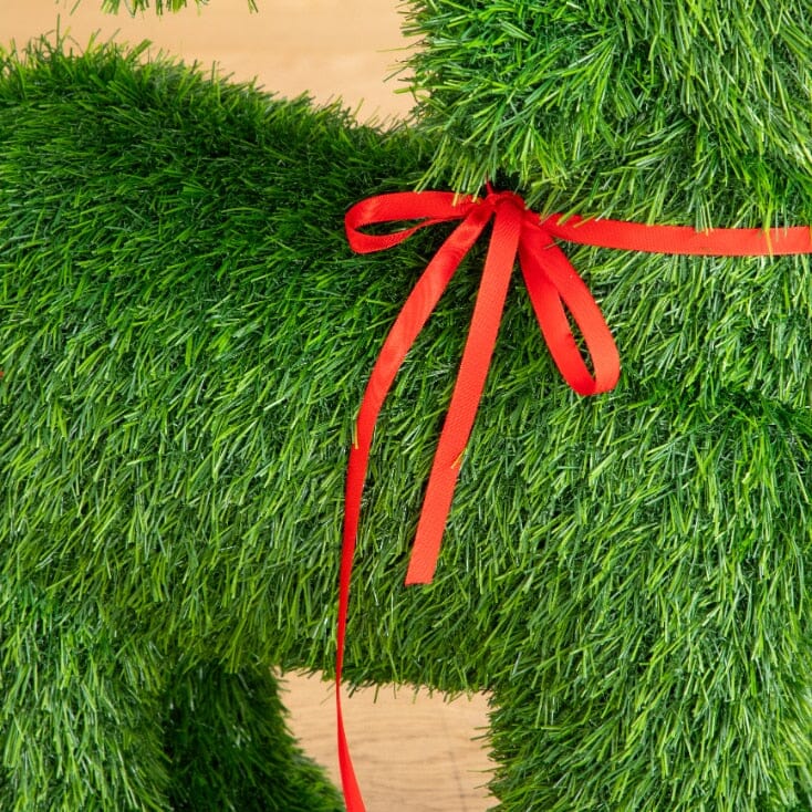 2' UV Resistant Artificial Christmas Grass Garden Plush Topiary Reindeer (Indoor/Outdoor) - Che Cose Belle