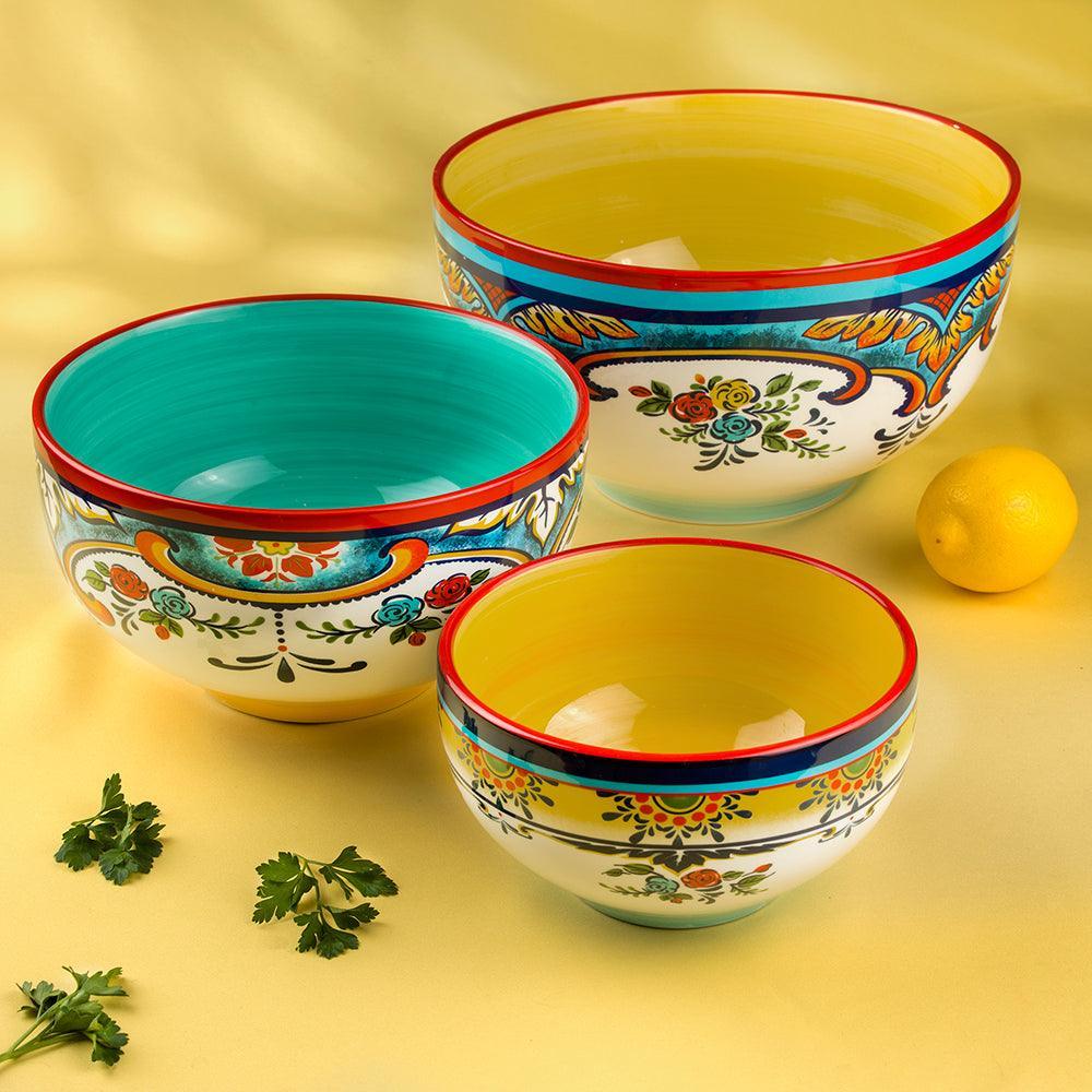 Zanzibar 3 Piece Mixing Bowl Set - Che Cose Belle