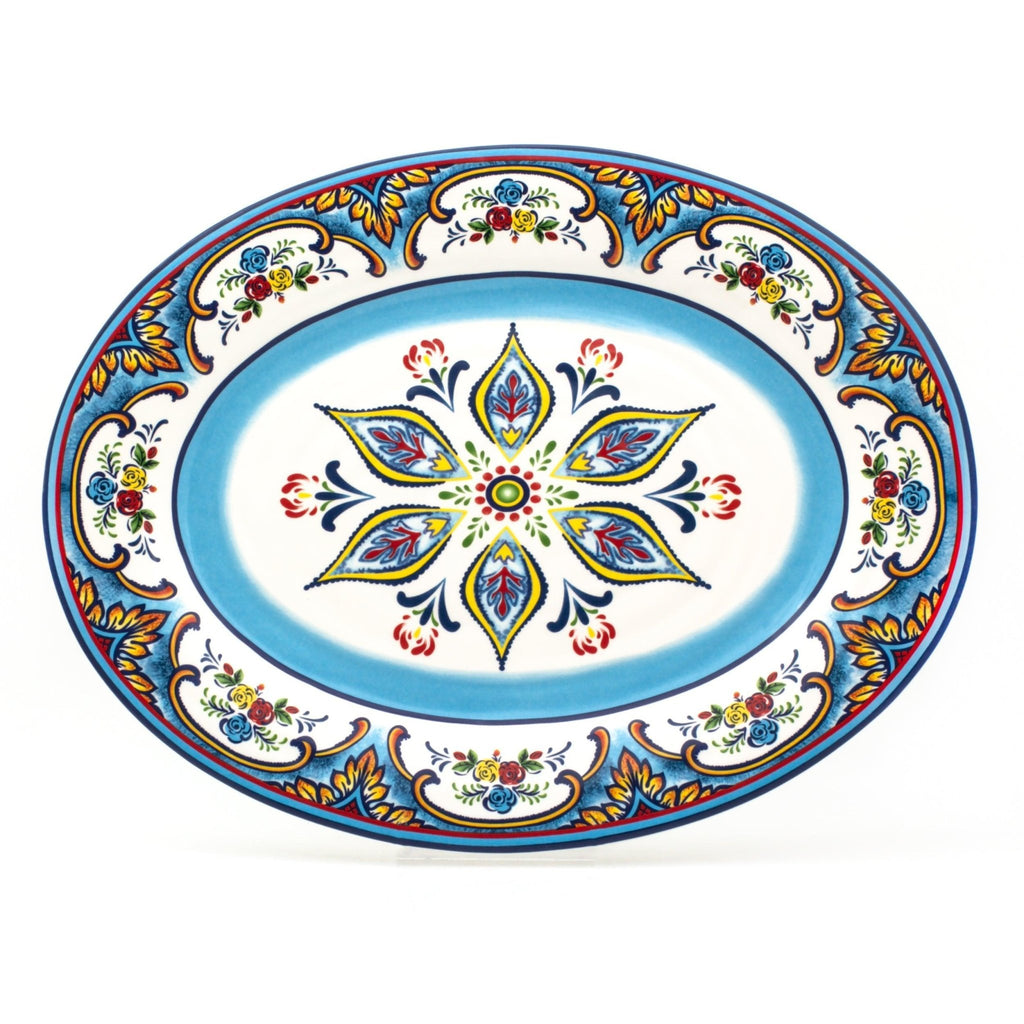 Zanzibar 18'' Large Oval Serving Platter - Che Cose Belle