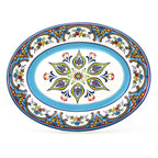 Zanzibar 18'' Large Oval Serving Platter - Che Cose Belle