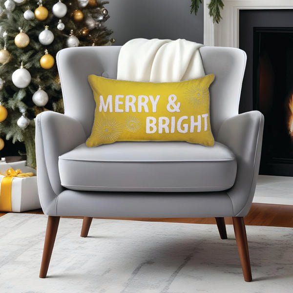 20" Merry & Bright Rectangle Pillow - Che Cose Belle