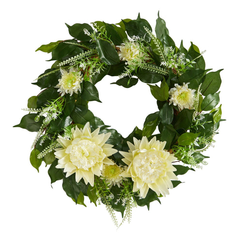 20” Protea Artificial Wreath - Che Cose Belle
