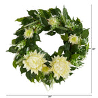 20” Protea Artificial Wreath - Che Cose Belle