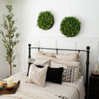 20” UV Resistant Irish Green Meadow Artificial Living Wall Art Panel in Black Aluminum Frame - Che Cose Belle