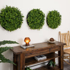 20” UV Resistant Irish Green Meadow Artificial Living Wall Art Panel in Black Aluminum Frame - Che Cose Belle