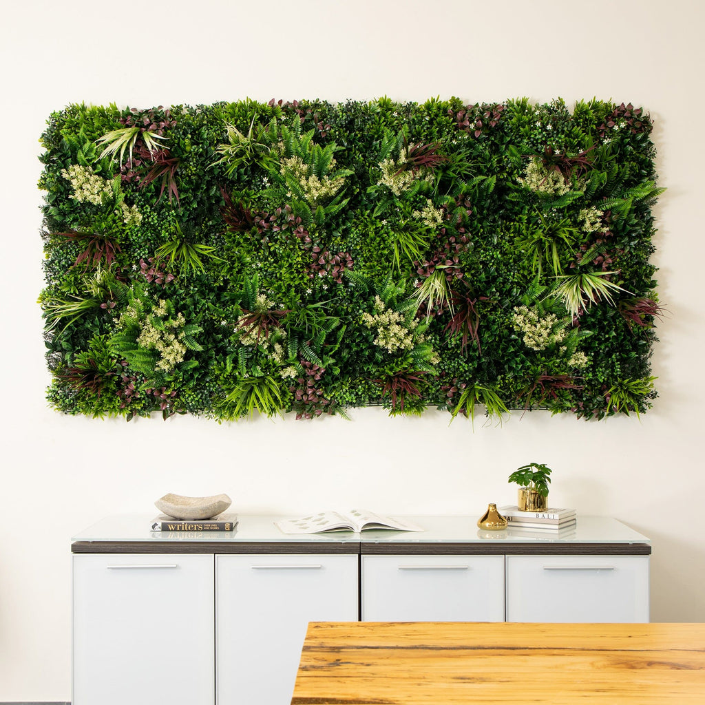 20” x 20” UV Resistant Corfu Island Artificial Living Wall Panels (Indoor/Outdoor) - Set of 3 - Che Cose Belle